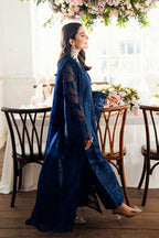 3 Piece Luxury Chiffon Dress - Unstitched