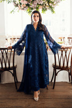 3 Piece Luxury Chiffon Dress - Unstitched