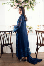 3 Piece Luxury Chiffon Dress - Unstitched