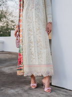 03-Piece Lawn Suit With Embroidery - Unstitched