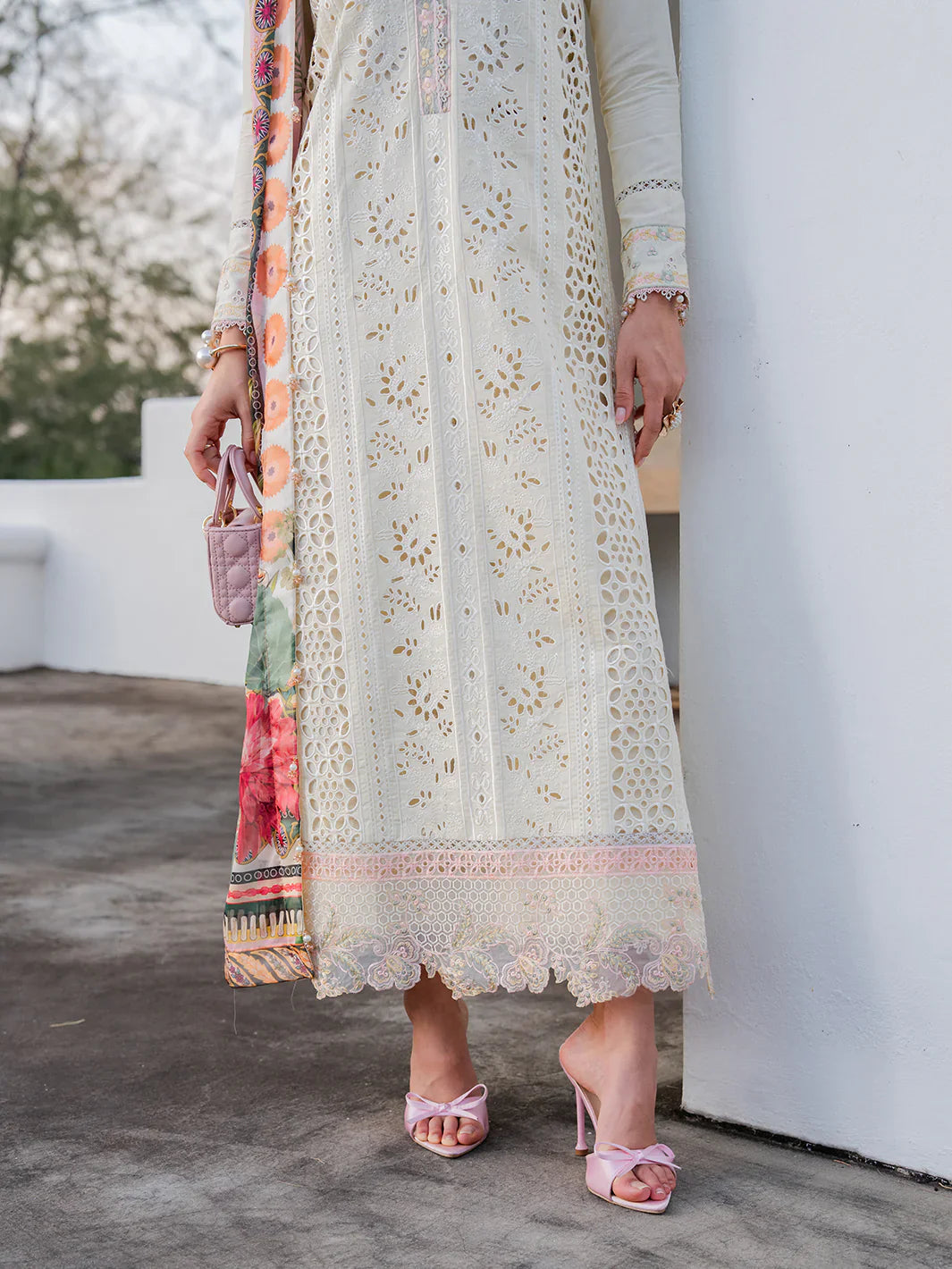 03-Piece Lawn Suit With Embroidery - Unstitched