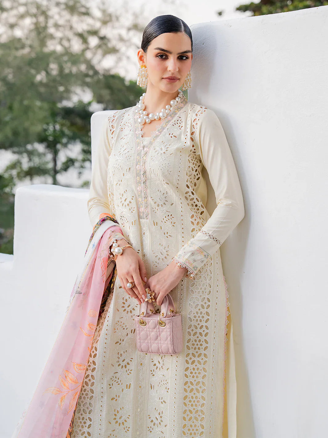 03-Piece Lawn Suit With Embroidery - Unstitched