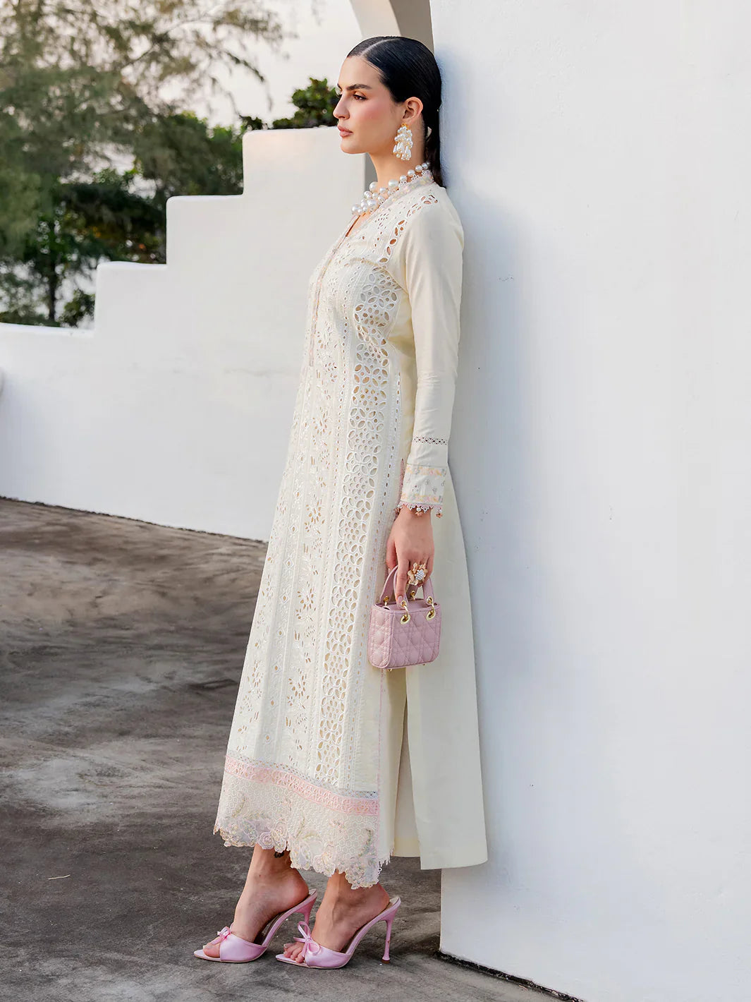 03-Piece Lawn Suit With Embroidery - Unstitched