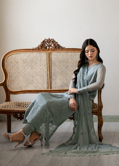 3 Piece Chiffon Suit - Unstitched
