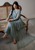 3 Piece Chiffon Suit - Unstitched