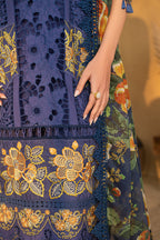3 Piece Chikankari Embroidered Suit - Unstitched