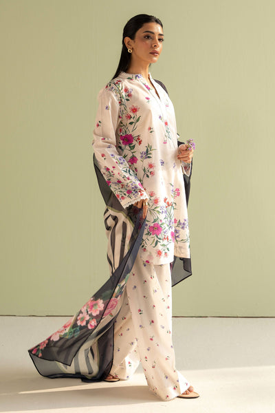3 Piece Designer Suit - Unstitched