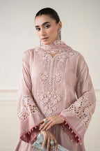 3 Piece Chiffon Embroidery Suit - Unstitched
