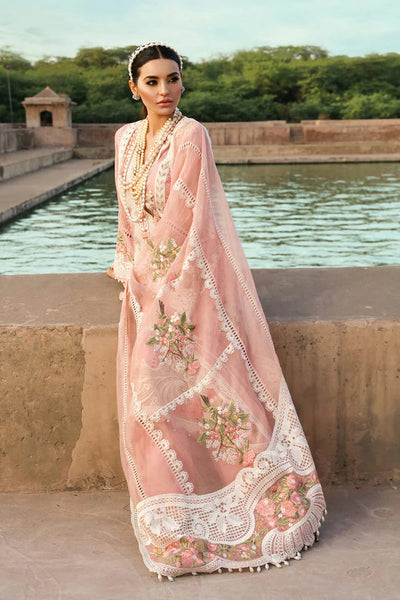 3 Piece Chikankari Embroidery Suit - Unstitched