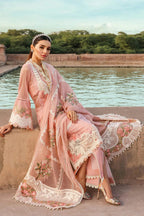 3 Piece Chikankari Embroidery Suit - Unstitched