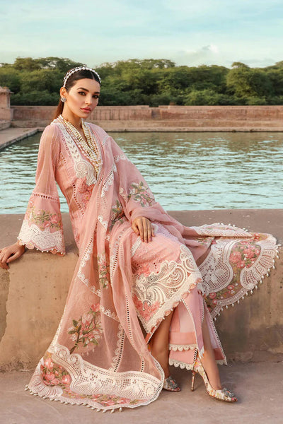 3 Piece Chikankari Embroidery Suit - Unstitched