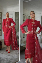 3 Piece Luxury Lawn Dress - Unstitched