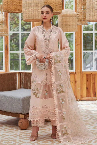 03-Piece Lawn Suit With Heavy Embroidery - Unstitched