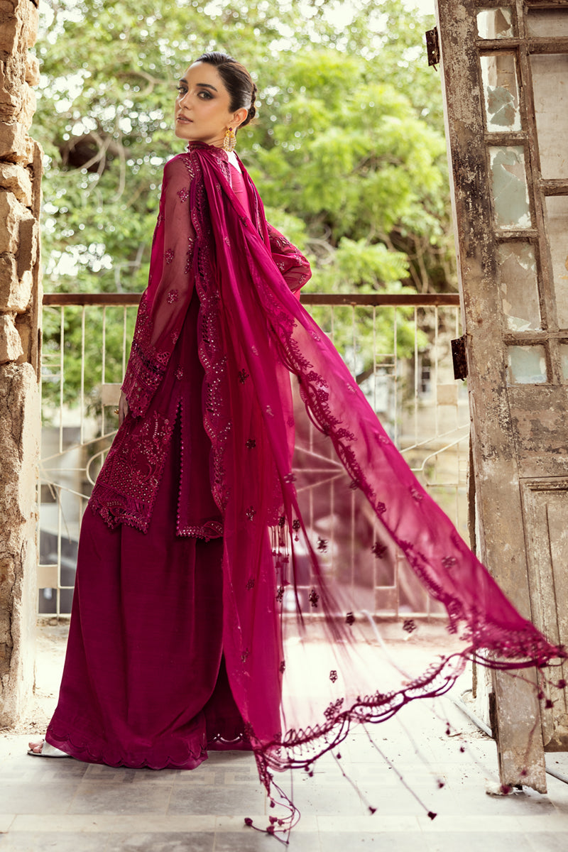 3 Piece Chiffon Suit - Unstitched