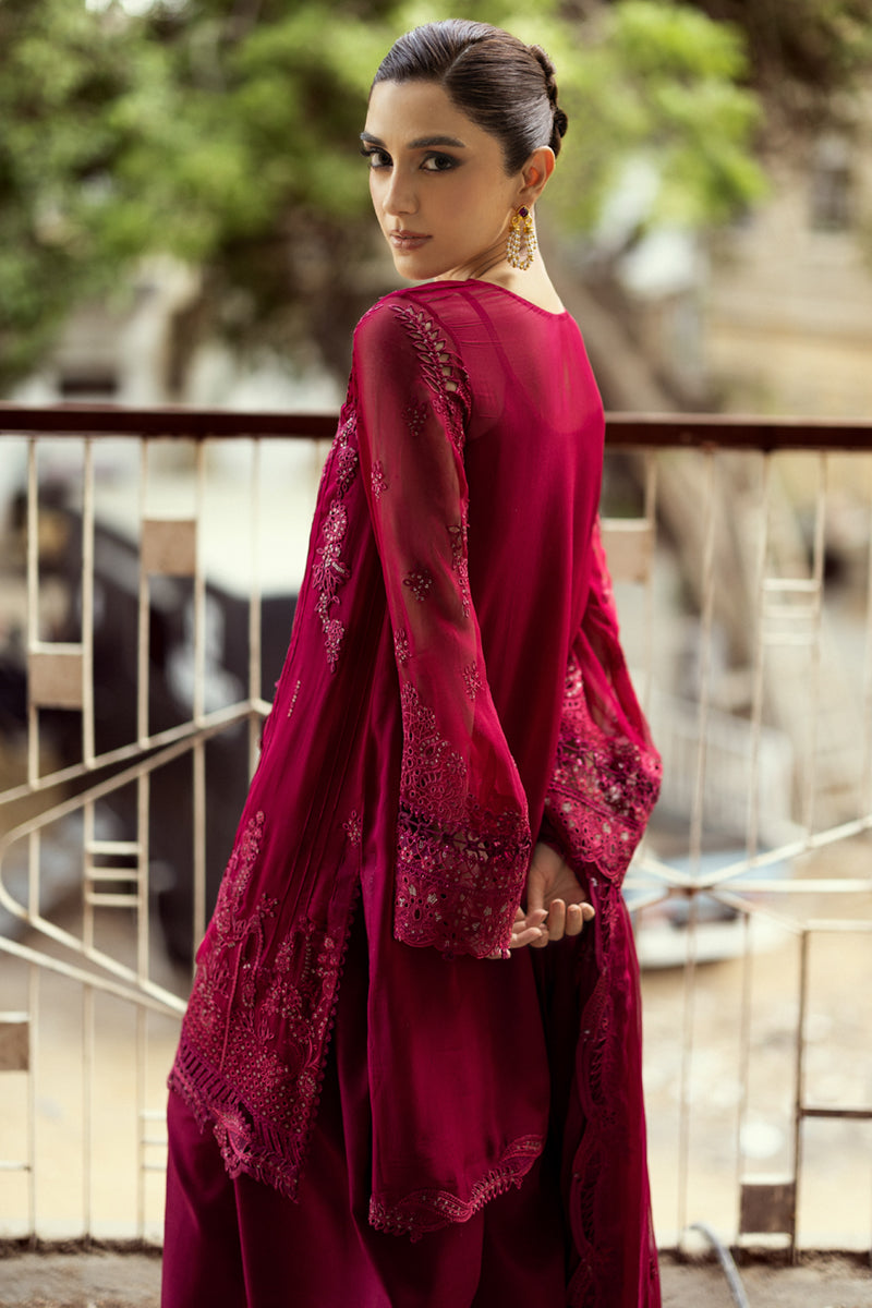 3 Piece Chiffon Suit - Unstitched