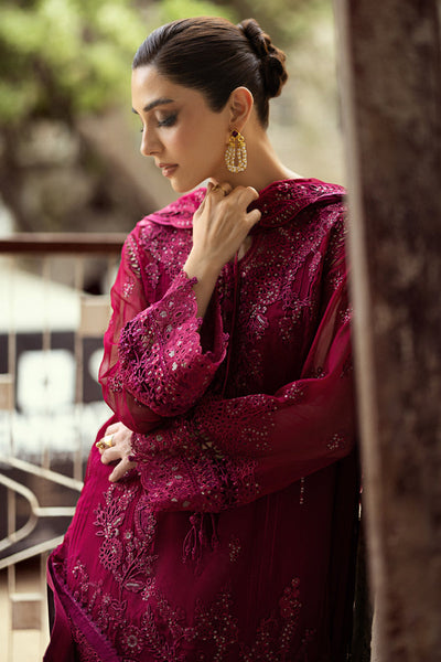 3 Piece Chiffon Suit - Unstitched
