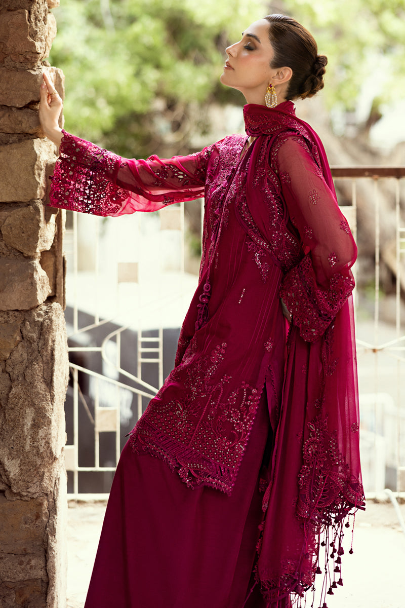 3 Piece Chiffon Suit - Unstitched