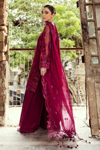 3 Piece Chiffon Suit - Unstitched