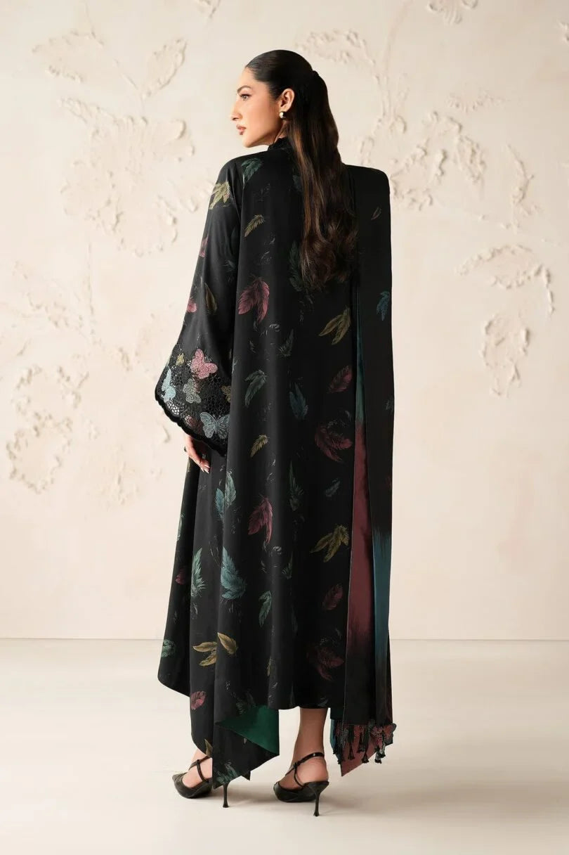 03-Piece Printed Lawn Suit - Unstitched