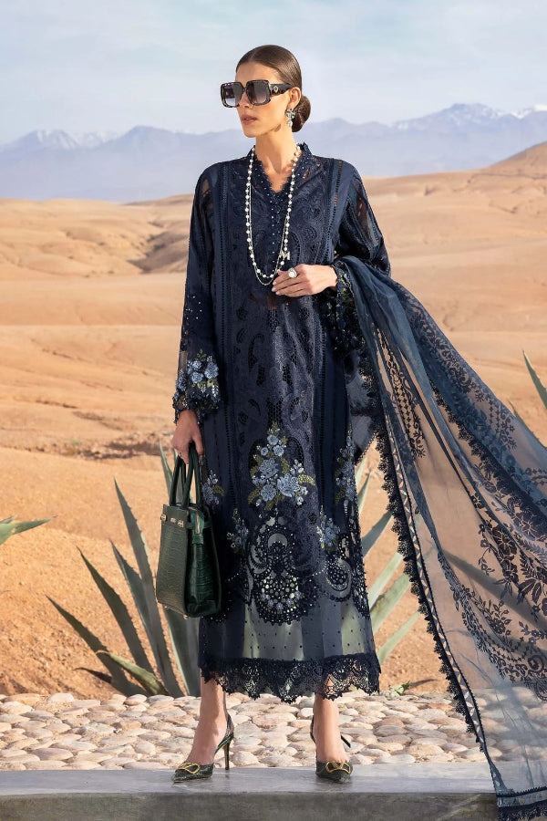 3 Piece Lawn Embroidery Suit - Unstitched
