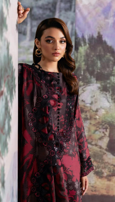 3 Piece Embroidery Lawn Suit - Unstitched