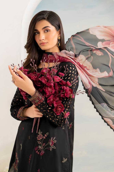 3 Piece Lawn Embroidery Suit - Unstitched