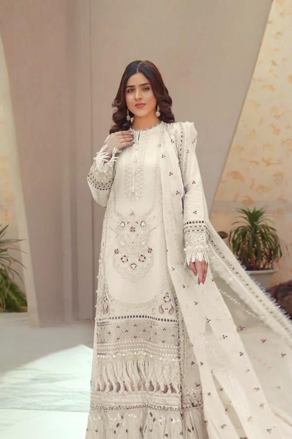 3 Piece Embroidery Suit - Unstitched