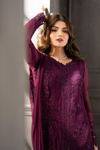 3 Piece Chiffon Suit - Unstitched