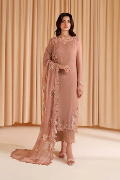 3 Piece Chiffon Suit - Unstitched