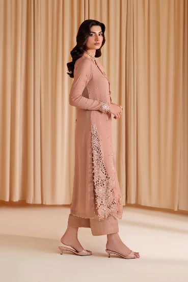 3 Piece Chiffon Suit - Unstitched