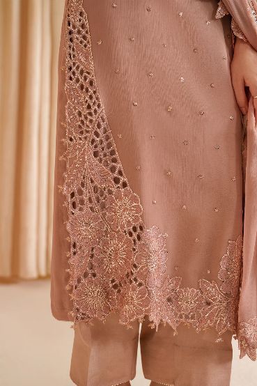 3 Piece Chiffon Suit - Unstitched