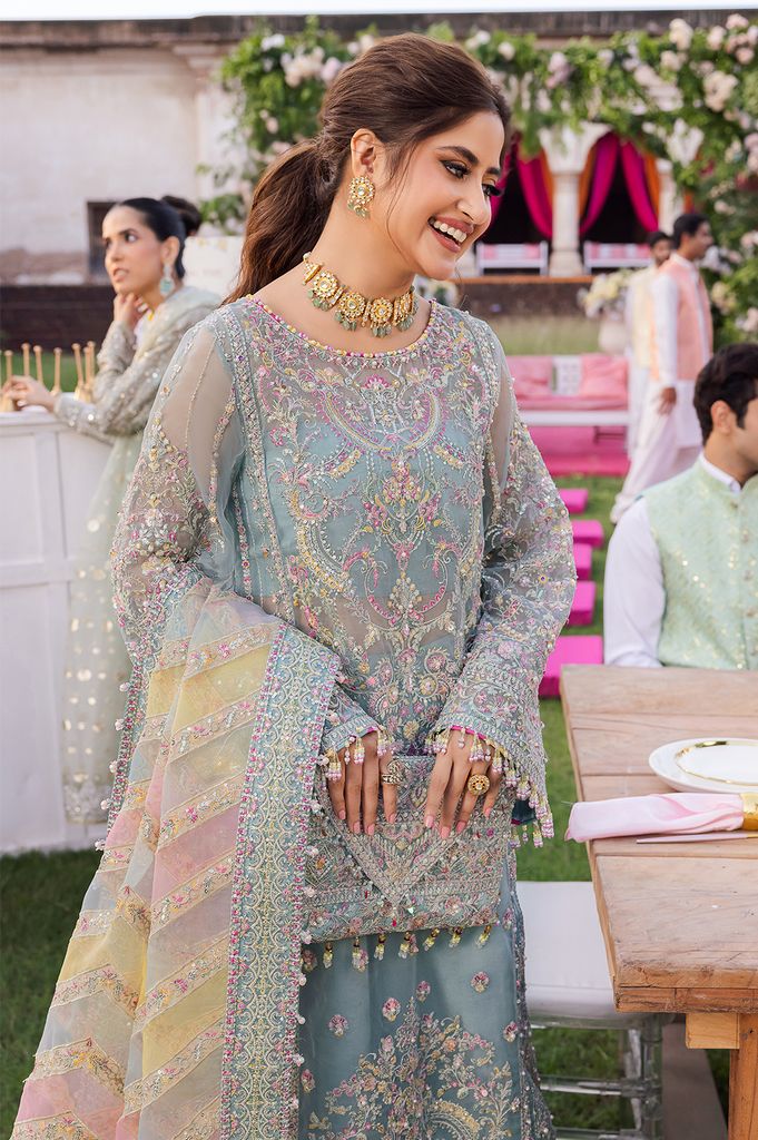 3 Piece Bridal Suit - Unstitched