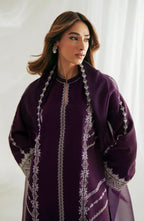 3 Piece Chiffon Suit - Unstitched