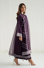 3 Piece Chiffon Suit - Unstitched