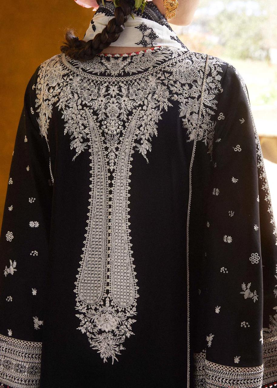 3 Piece Embroidered Lawn Suit - Unstitched