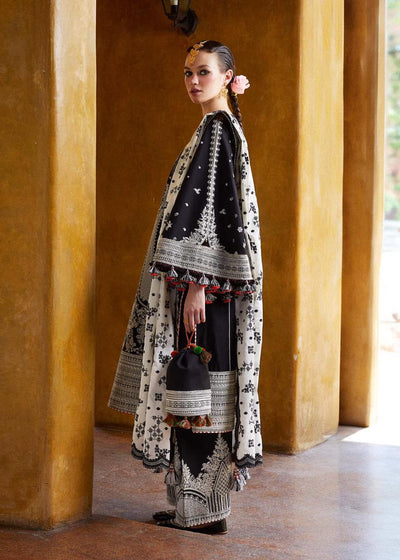 3 Piece Embroidered Lawn Suit - Unstitched