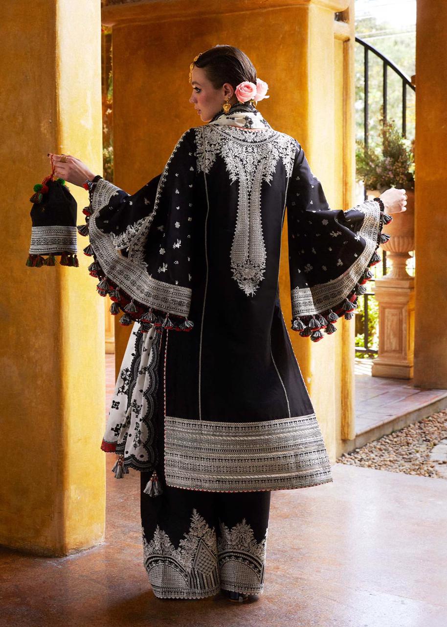 3 Piece Embroidered Lawn Suit - Unstitched