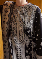3 Piece Embroidered Lawn Suit - Unstitched