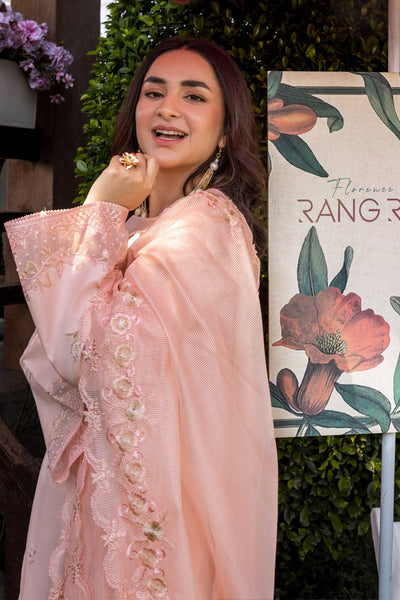 3 Piece Embroidered Lawn Suit - Unstitched