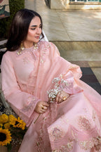 3 Piece Embroidered Lawn Suit - Unstitched