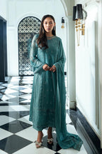 3 Piece Embroidered Suit - Unstitched