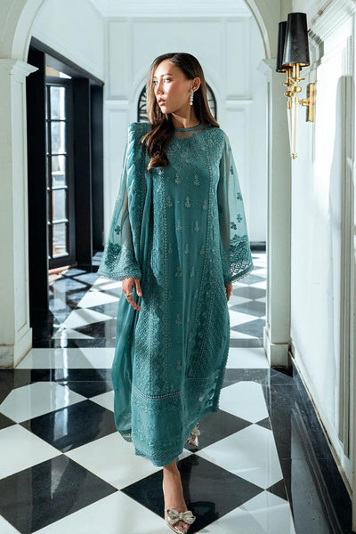 3 Piece Embroidered Suit - Unstitched
