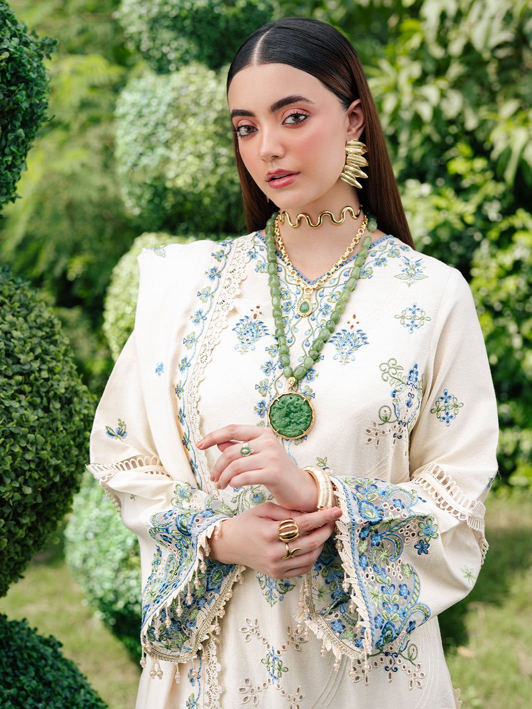 3 Piece Cotton Suit - Unstitched