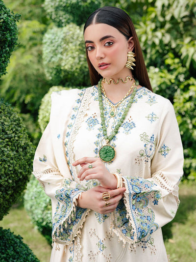 3 Piece Cotton Suit - Unstitched