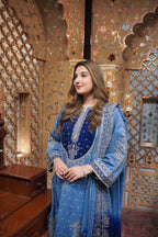 03-Piece Lawn Suit With Heavy Embroidery - Unstitched