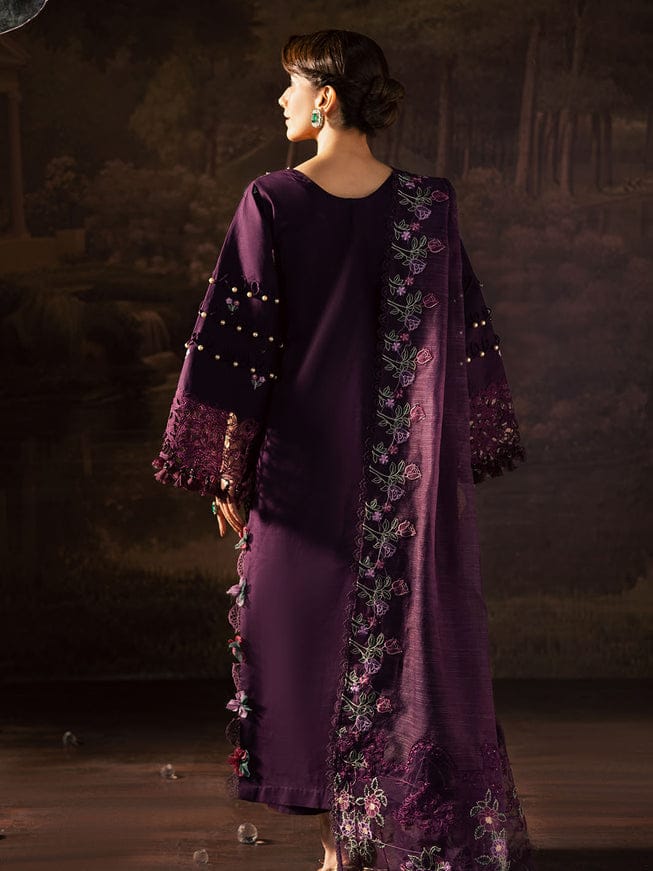 03-Piece Lawn Suit With Embroidery - Unstitched