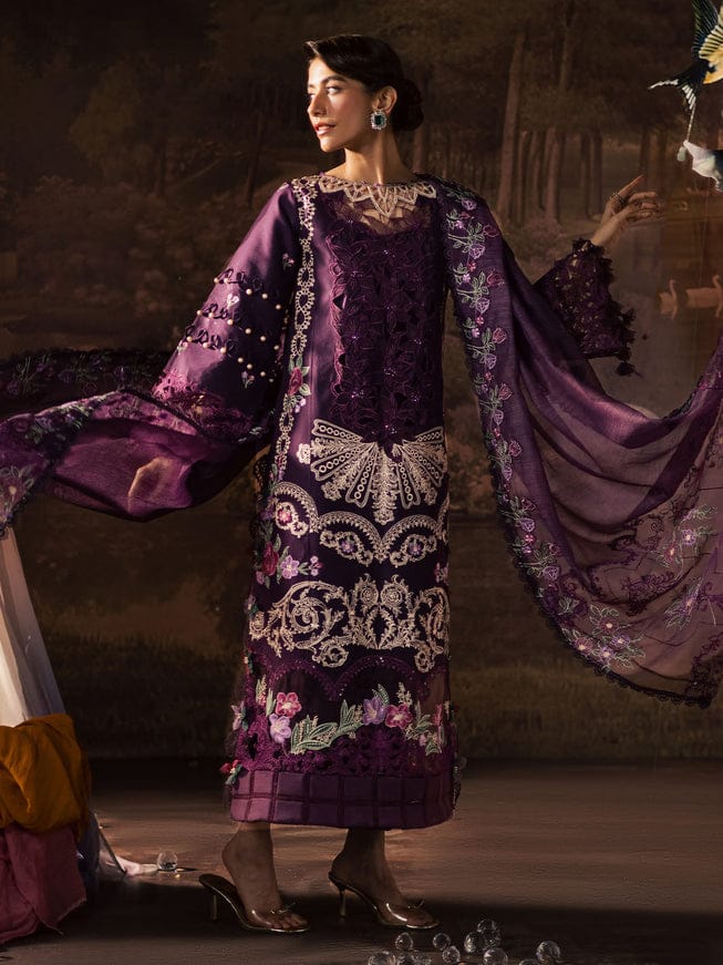03-Piece Lawn Suit With Embroidery - Unstitched