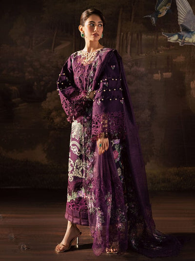 03-Piece Lawn Suit With Embroidery - Unstitched