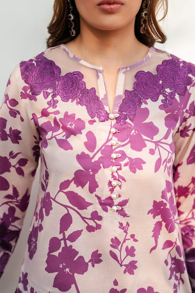 3 Piece Printed Lawn Suit - Unstitched