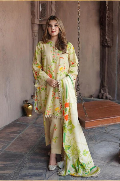 3 Piece Lawn Suit - Unstitched